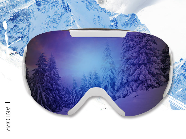 DSR Adjustbale Spherical Ski&Snow Googles Polarized ski goggles Double  Lenses Anti-Fog Ski Googles For Adult