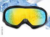 DSR Youth Adjustable Prescription Ski Goggles Ski&Snow OTG Googles Polarized ski goggles Double Lenses Anti-Fog Ski Googles For Children