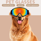 DSR Color New Pet glasses Accessories big dog Sunglasses Medium and large Army Dog Windproof glasses Dog goggles dogs glasses Dog Snow&Ski goggles Outdoor Motorcycle pet goggles